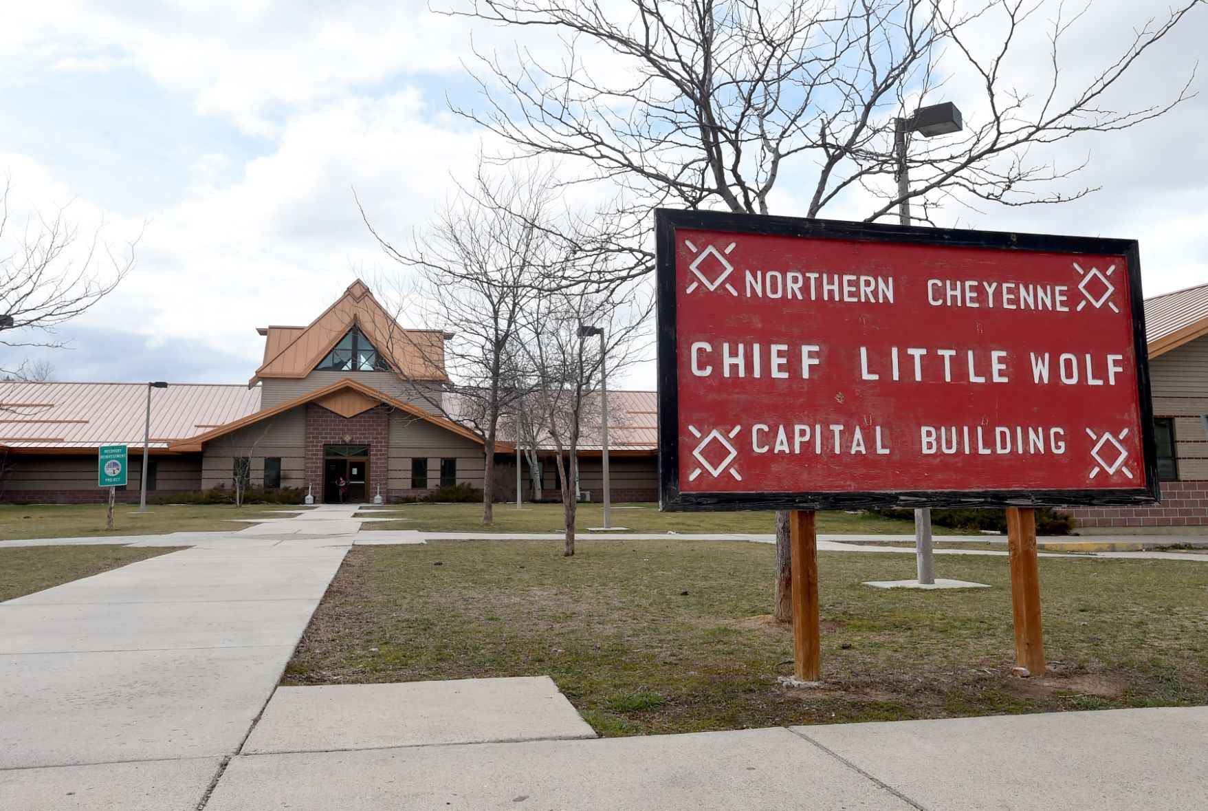 Northern Cheyenne Chief Little Wolf Capital Building.